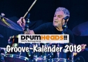 Drumheads Groove Kalender 2018 Wochenkalender 20 x 21 cm