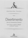 Divertimento ber ein schwedisches Volkslied fr Akkordeon-Ensemble Partitur
