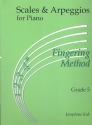 Scales and Arpeggios Grade 5 for piano