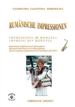 Rumänische Impressionen für 2 Altsaxophone Spielpartitur Rumänische Volkstänze