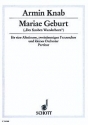 Mariae Geburt fr Frauenchor (SA) mit Alt solo und kleinem Orchester Partitur