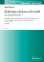 Schnster Schatz, leb wohl fr Mnnerchor (TTBB) und kleines Orchester oder Akkordeon-Orchester Partitur