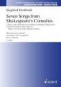 Seven Songs from Shakespeare's Comedies fr gemischten Chor (SATB) Chorpartitur