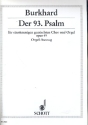 Der 93. Psalm op. 49 fr gemischten Chor (unisono) und Orgel Orgelauszug