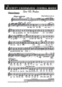 Der 93. Psalm op. 49 fr gemischten Chor (unisono) und Orgel Chorstimme