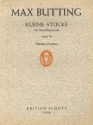 Kleine Stcke op.26 fr Streichquartett Studienpartitur