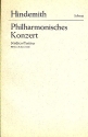 Philharmonisches Konzert fr Orchester Studienpartitur