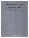 Linde, Hans-Martin: Serenata a tre fr 3 Blockflten (SAT), Gitarre und Violoncello (Viola da gamba) Partitur und Stimmen