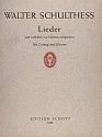 Schulthess, Walter: Lieder fr hohe Singstimme mit Klavier-Begleitung