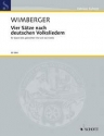 Vier Stze nach deutschen Volksliedern fr gemischten Chor (SATB), Sopran solo und Combo Partitur - (= Klavierstimme)