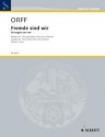 Fremde sind wir fr gemischten Chor (SAATBB) und 2 Klaviere Partitur - (= Klavierstimme)