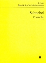 Versuche I-IV fr I: fr Saiteninstrumente und Schlagzeug - II: fr Streichquartett  Studienpartitur