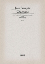 Franaix, Jean: Chaconne fr Harfe und 11 Streichinstrumente Klavierauszug mit Solostimme