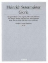 Gloria fr gemischten Chor (SSAATTBB), Sopran solo und Orchester Partitur