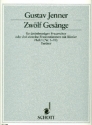 12 Gesnge op.3 Band 1 (Nrs.1-3) fr Frauenchor oder 3 Frauenstimmen und Klavier Partitur (= Klavierstimme)