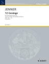 Jenner, Cornelius Uwe Gustav: Zwlf Gesnge op. 3 Heft 1 fr Frauenchor (SMezA) oder 3 einzelne Frauenstimmen mit Klavier Chorpartitur