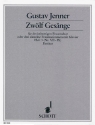 Jenner, Cornelius Uwe Gustav: Zwlf Gesnge op. 3 Heft 3 fr Frauenchor (SMezA) oder 3 einzelne Frauenstimmen mit Klavier Partitur - (= Klavierstimme)