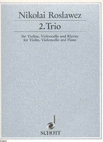 2. Trio fr Klaviertrio Partitur und Stimmen