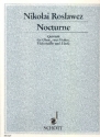 Nocturne fr oboe, 2 Violen, Violoncello und Harfe Partitur und Stimmen