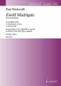 Hindemith, Paul: Zwlf Madrigale Heft 4 fr gemischten Chor (SSATB) Chorpartitur