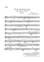 Hoch Heidecksburg op. 10 fr Blasorchester Einzelstimme - Oboe