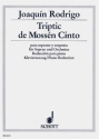 Trptic de Mossn Cinto fr Sopran und Orchester Klavierauszug