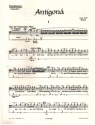 Antigonae fr Mnnerchor und Instrumente ad lib Chorpartitur
