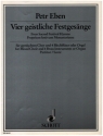 Vier geistliche Festgesnge fr gemischten Chor (SATB) mit 2 Trompeten und 2 Posaunen oder Orgel Blserstimmensatz