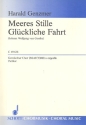 Meeres Stille und Glckliche Fahrt fr gem Chor (SSAT(T)BB) a cappella Partitur