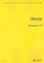 Sinfonia N. 9 fr gemischten Chor (SATB) und Orchester Studienpartitur