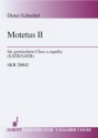 Motetus II - De profundis clamavis fr gem Chor a cappella Partitur