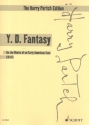 Y. D. Fantasy for soprano and 4 instruments study score