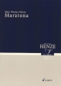 Maratona Tanzdrama von Luchino Visconti. Ein Bild Studienpartitur