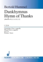 Dankhymnus op.57b fr gem Chor a cappella Partitur (dt/en)