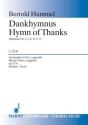 Dankhymnus op.57b fr gem Chor a cappella Partitur (dt/en)