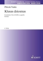 Klusas dziesmas fr gem Chor a cappella Partitur (lett/dt)