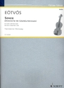 Seven fr Violine und Orchester Klavierauszug mit Solostimme