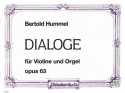 Dialoge op. 63 fr Violine und Orgel