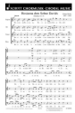 Hosianna dem Sohne Davids fr gem Chor a cappella Partitur