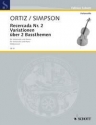 Ortiz, Diego / Simpson, Christopher: Recercada Nr. 2 fr Violoncello und Klavier