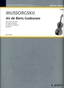 Air de Boris Godounov Nr. 21 fr Violine und Klavier