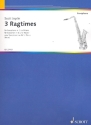 3 Ragtimes fr Alt-Saxophon (in Es) und Klavier