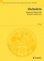 Chedrine, Rodion: Boyarina Morozova fr 4 Soli, gemischter Chor, Trompete, Pauken und Schlagzeug Dirigier- und Studienpartitur
