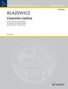 Blazewicz, Marcin: Concerto rustico fr Marimbaphon und Streichorchester Klavierauszug mit Solostimme