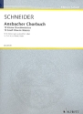 Schneider, Enjott: Ansbacher Chorbuch fr gemischten Chor a cappella (SATB oder SABar) Chorpartitur