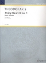 Streichquartett Nr. 3 fr Streichquartett Partitur und Stimmen