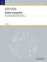 Etvs, Peter: Molto tranquillo fr Piccolo-Flte (auch Alt-Flte), Violoncello und Klavier Partitur und Stimmen