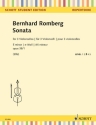 Sonate e-Moll op.38,1 fr Violoncello und Klavier fr 3 Violoncelli Partitur und Stimmen