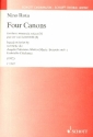 4 Canons fr Frauenchor a cappella Partitur (it)