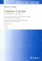 Lugsana Latvijai fr gem Chor und Orgel Partitur (lett)